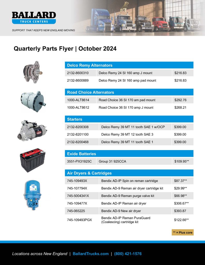 Q4 Parts Specials Page 1