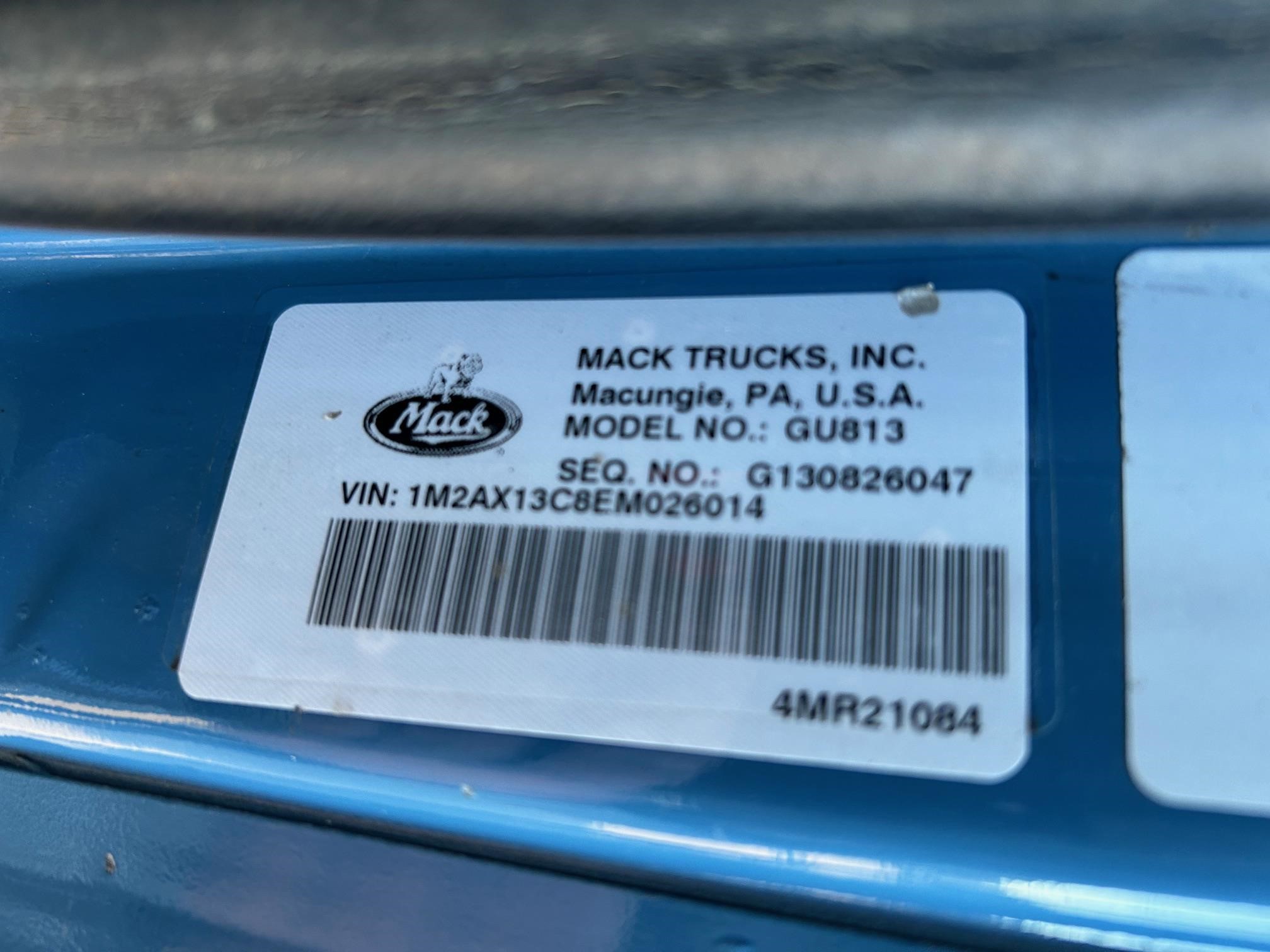 2014 MACK GRANITE GU813 - image 6 of 6